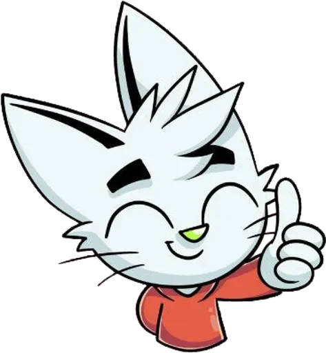 👍 Стикер «Brad Cat» для Telegram