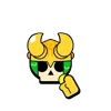 Стикер 28 Brawl Pass Pins
