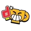 Стикер 57 Набор эмоджи по игре «Brawl Stars BS Бравл Старс БС»