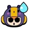 Стикер 13 Набор эмоджи по игре «Brawl Stars BS Бравл Старс БС»