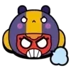 Стикер 12 Набор эмоджи по игре «Brawl Stars BS Бравл Старс БС»