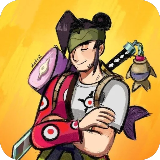 🫥 Стикер «Kenji/bro» для Telegram