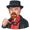 Стикер 3 😂 Набор эмоджи по сериалу «Breaking Bad Во все тяжкие»