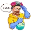 Стикер 6 😂 Набор эмоджи по сериалу «Breaking Bad Во все тяжкие»
