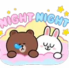 Стикер 43 Brown Cony