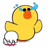 Стикер 54 Brown Cony