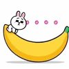 Стикер 52 Brown Cony