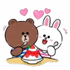 Стикер 18 Brown Cony