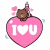 Стикер 6 Brown Cony