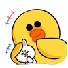 Стикер 60 Brown Cony