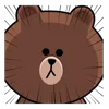 Стикер 13 Brown Cony