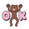 Стикер 21 Brown Cony