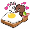 Стикер 50 Brown Cony