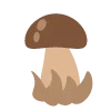 Стикер 25 🍄 Коричневые эмодзи осенней тематики