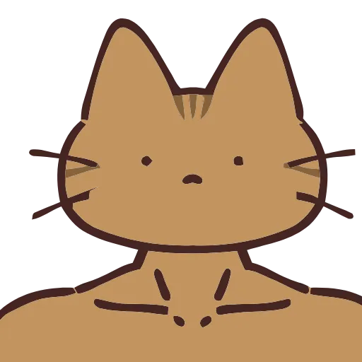 Обложка набора 🐱 Набор эмоджи с коричневым котиком в HD качестве
