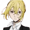 Стикер 17 🐕Bungou Stray Dogs - эмоджи с аниме Бродячие Псы