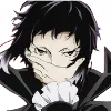 Стикер 16 🐕Bungou Stray Dogs - эмоджи с аниме Бродячие Псы