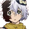 Стикер 22 🐕Bungou Stray Dogs - эмоджи с аниме Бродячие Псы