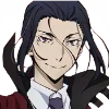 Стикер 12 🐕Bungou Stray Dogs - эмоджи с аниме Бродячие Псы