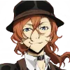 Стикер 14 🐕Bungou Stray Dogs - эмоджи с аниме Бродячие Псы