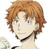 Стикер 5 🐕Bungou Stray Dogs - эмоджи с аниме Бродячие Псы