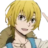 Стикер 6 🐕Bungou Stray Dogs - эмоджи с аниме Бродячие Псы