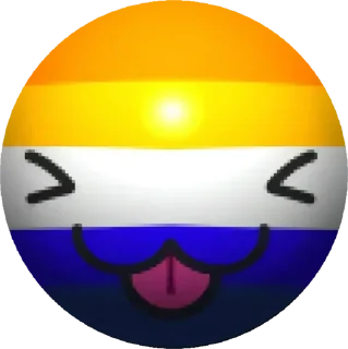 Стикер 36 Bubble Emoji Tt