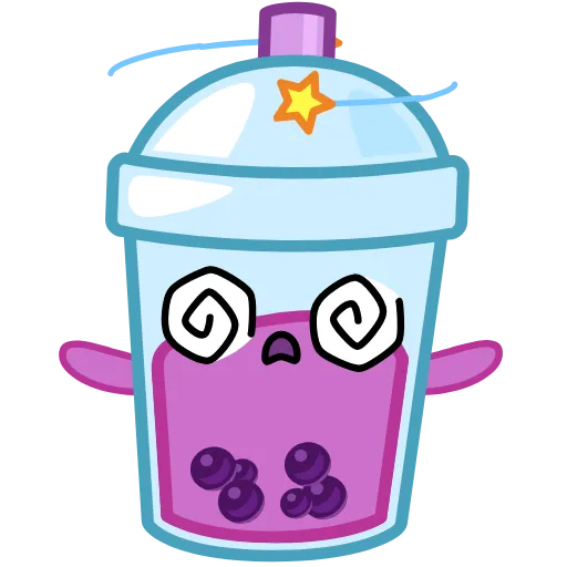 Стикер 6 Bubble Tea