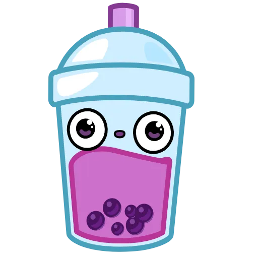 Стикер 19 Bubble Tea