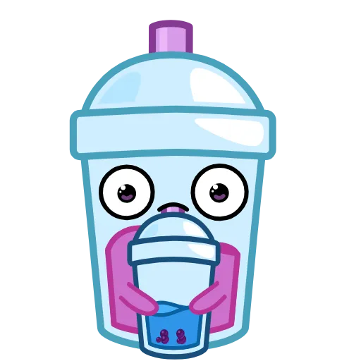 Стикер 18 Bubble Tea