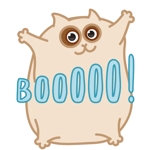 Стикер 23 Bubo The Scarfcat