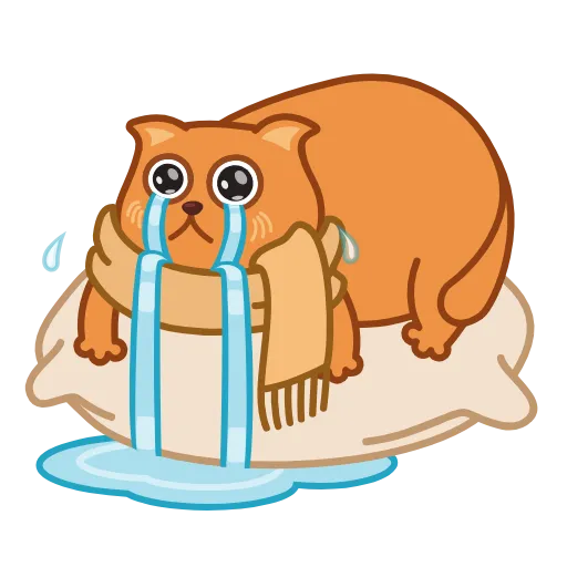 Стикер 18 Bubo The Scarfcat