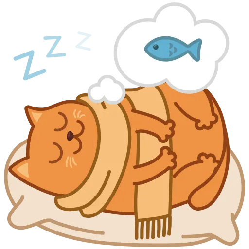 Стикер 7 Bubo The Scarfcat