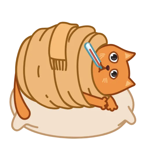 Стикер 20 Bubo The Scarfcat