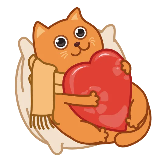 Стикер 10 Bubo The Scarfcat