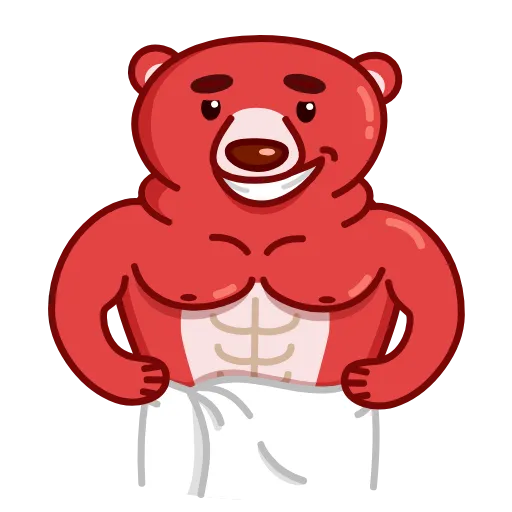 Стикер 10 Buddy Bear