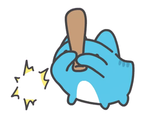 😡 Стикер «BugCat Capoo» для Telegram