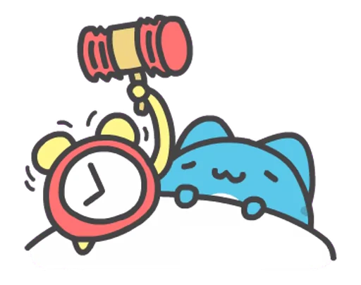 😴 Стикер «BugCat Capoo» для Telegram