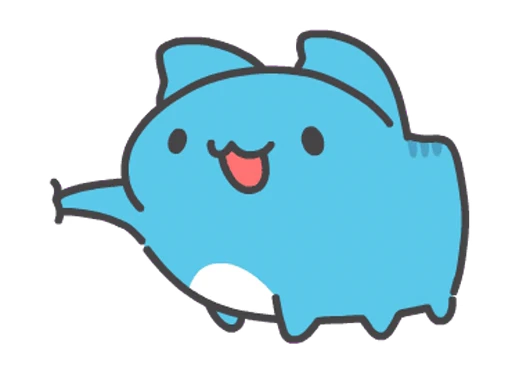 🤗 Стикер «BugCat Capoo» для Telegram