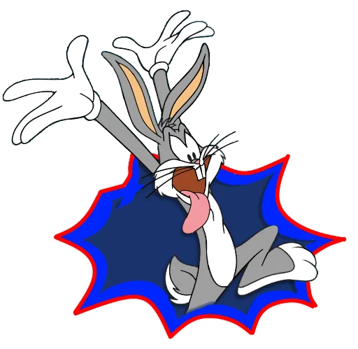 😜 Стикер «Bugs Bunny 3» для Telegram