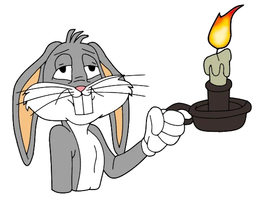 🕯 Стикер «Bugs Bunny 3» для Telegram