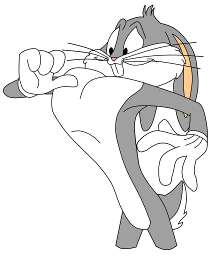 💪 Стикер «Bugs Bunny 3» для Telegram