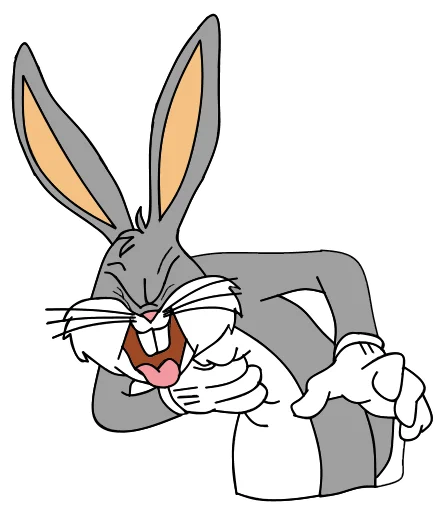 🤢 Стикер «Bugs Bunny 3» для Telegram