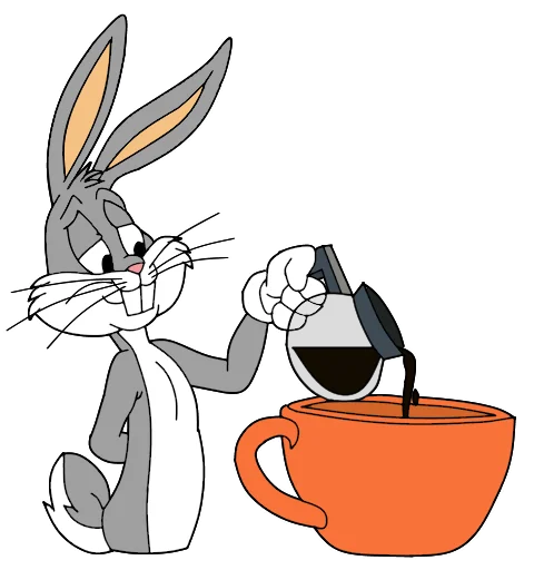 ☕️ Стикер «Bugs Bunny 3» для Telegram