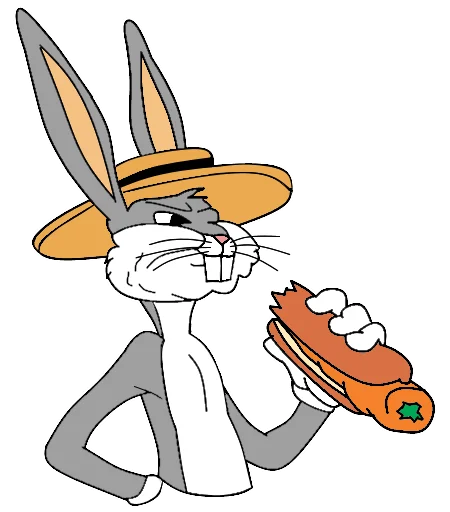 🥖 Стикер «Bugs Bunny 3» для Telegram