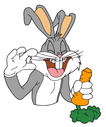 😂 Стикер «Bugs Bunny 3» для Telegram