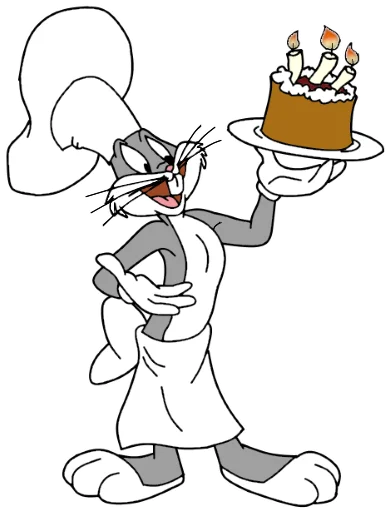 👨‍🍳 Стикер «Bugs Bunny 3» для Telegram