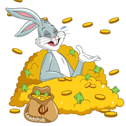 Стикер 6 Bugs Bunny