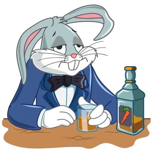 Стикер 5 Bugs Bunny
