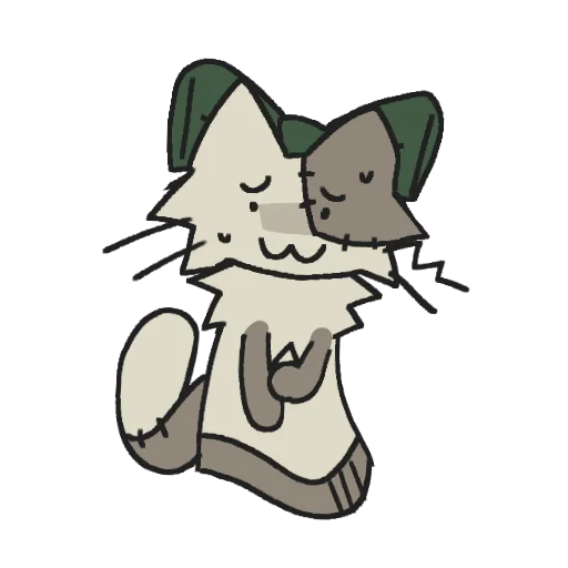 🐱 Стикер «Букокотики» для Telegram